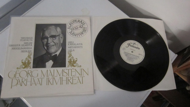 Georg Malmstén LP 1980 re 1969 Georg Malmsténin Parhaat Ikiv