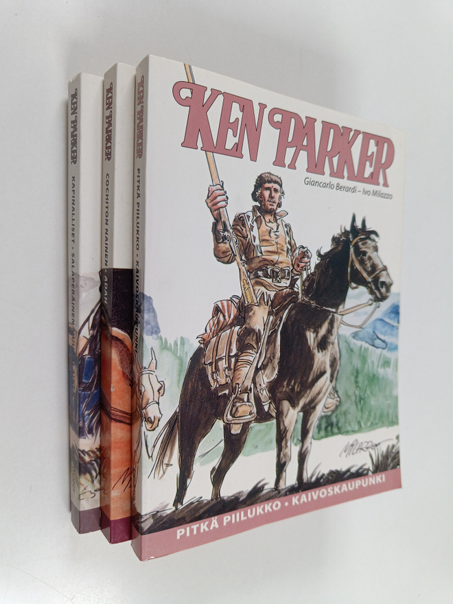 Ken Parker -setti (3 kirjaa) : Pitkä pilukko ; Kaivoskaup...