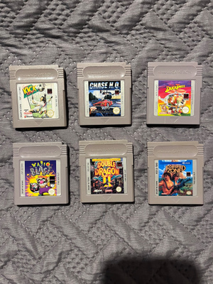 Game Boy pelejä 6 kpl.