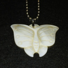 Mother of pearl simpukka riipus perhonen - pikkukuva 3