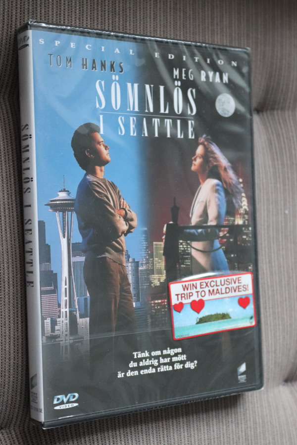 DVD Uneton Seattlessa ( 1993 Tom Hanks Meg Ryan uusi )