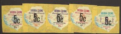 Sierra Leone Mi 337-41 ++