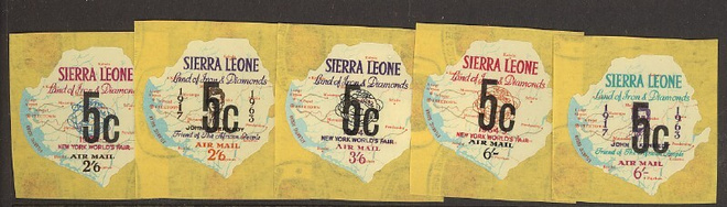 Sierra Leone Mi 337-41 ++
