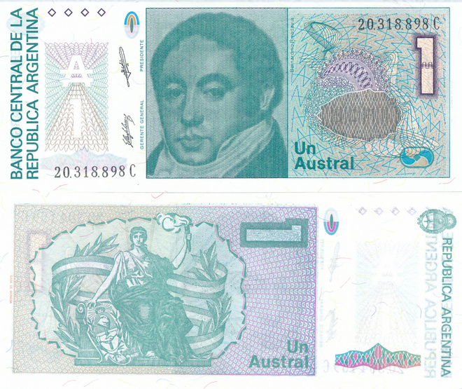 Argentina 1 Austral 1985 P323 #29