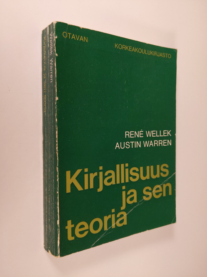Rene Wellek : Kirjallisuus ja sen teoria