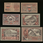 Itävalta Notgeld 10, 20, 30, 50, 75, 90 Heller, Woergl 1920 - pikkukuva 1