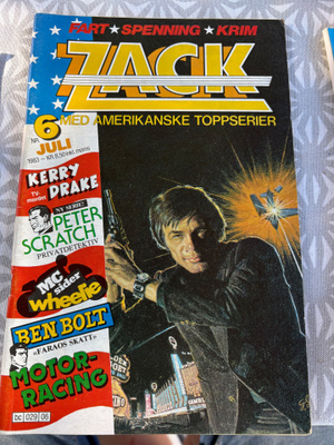 Zack 6/1983 med amerikanske toppserier (norjankielinen)
