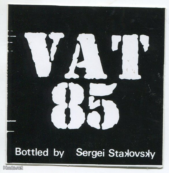 Retro - Vanha tarra - VAT 85