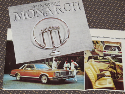 1977 Mercury Monarch esite - KUIN UUSI - 12 sivua