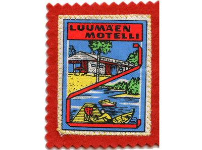 Luumäen motelli "Bates Motel" harvinainen vanha hihamerkki