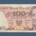 Puolan seteli 100zl 1988 - pikkukuva 1