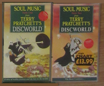 Soul Music VHS x2 (Discworld-animaatio Terry Pratchett)