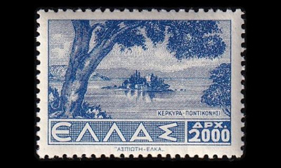 Kreikka 475 ** Maisemat 2000 Dr (1942)