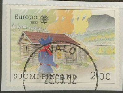 1990 Eurooppa 2,00 mk  Ivalo-92  loisto