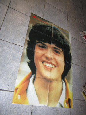 VANHA SUOSIKKI JULISTE -DONNY OSMONDS noin 80 x 51 cm