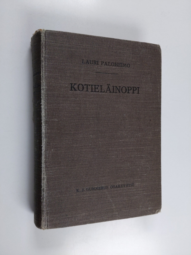Lauri Paloheimo : Kotieläinoppi