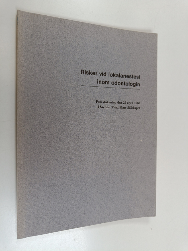 Risker vid lokalanestesi inom odontologin