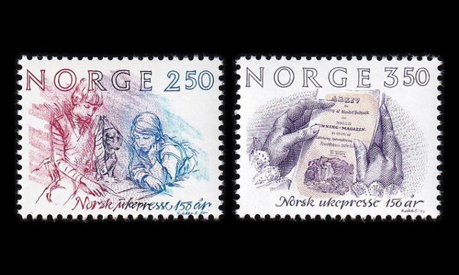 Norja 911-2 ** Viikkolehdet 150v (1984)