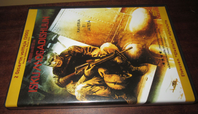 Isku Mogadishuun dvd sota ja western