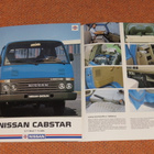 1986 Nissan Cabstar kuorma-auto esite - KUIN UUSI - suom - pikkukuva 1