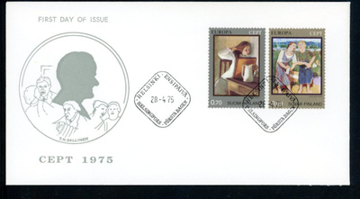 FDC 1975 Eurooppa-merkit