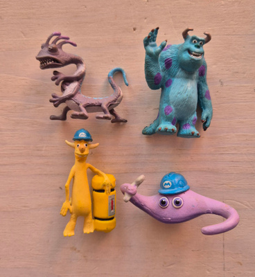 Monsterit minifiguureja (4 kpl)