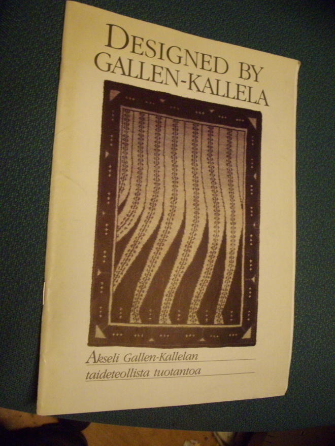 Pekka Suhonen: Designed By Gallen-Kallela (kirja +liite)