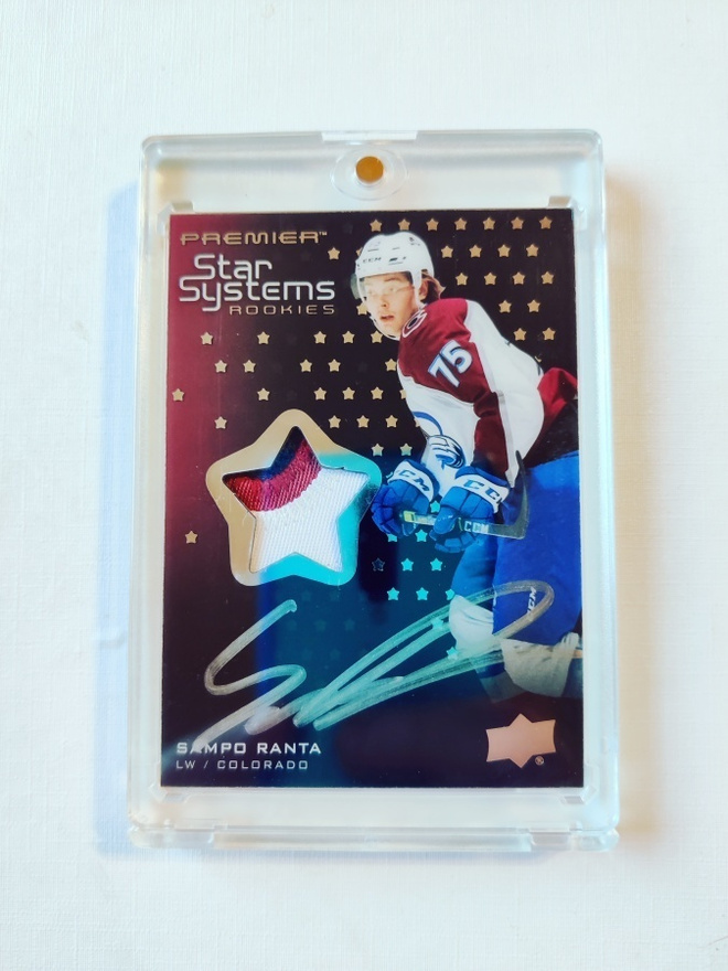Sampo Ranta - 21-22 Premier Star Systems Rookies Auto Patch