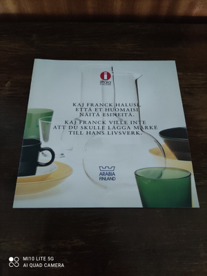 Iittala Arabia esite Kaj Franck