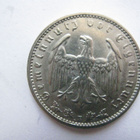 Natsi-Saksa 1 reichsmark 1933 E hopeaa - pikkukuva 1