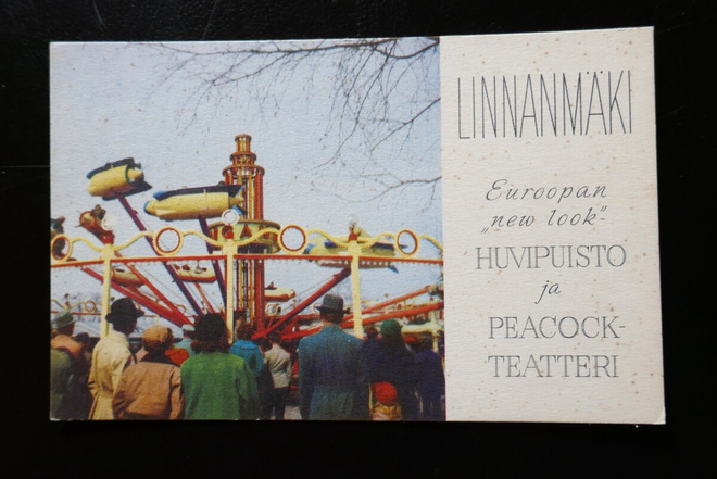 HELSINKI Linnanmäki vanha värikortti