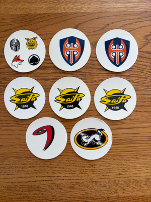 SM-liiga joukkuetarroja