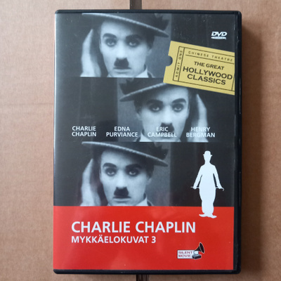 Charlie Chaplin mykkäelokuvat 3 Suomi dvd