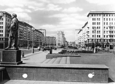 Vanha postikortti Berliini vuodelta 1960