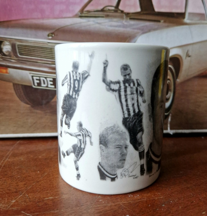 Alan Shearer Newcastle Unitedin hieno muki