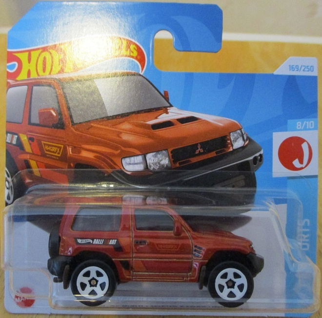 Mitsubishi Pajero Evolution RalliArt Brown Hot Wheels 1:64