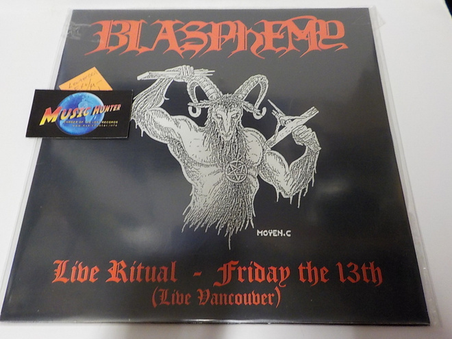 BLASPHEMY - LIVE RITUAL FRIDAY THE 13TH EX+/M- LP