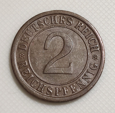 Saksa 2 Pfennig 1925A