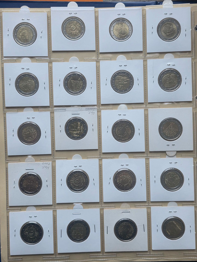 20 kpl 2 euron juhlarahoja
