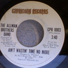 ALLMAN BROTHERS::AIN'T WAISTIN'TIME NO MORE : VINYYLI 7"1972 - pikkukuva 3