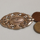 Antique vintage Victorian solki rintakoru Gold double - pikkukuva 5