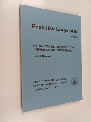 Robert Bannert : Praktisk lingvistik : svårigheter med sv...