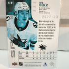 2022-23 SPx - 2002-03 SPx Retro #R-31 Timo Meier 139/199 - pikkukuva 2