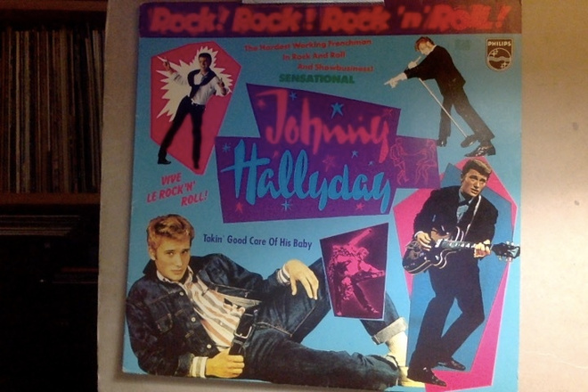 JOHNNY HALLYDAY :: ROCK ! ROCK ! ROCK 'N'ROLL :: VINYYLI LP
