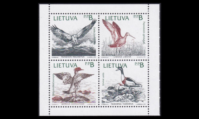 Liettua 501-4n ** Lintuja (1992)