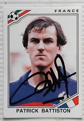 Patrick Battiston Ranska signed