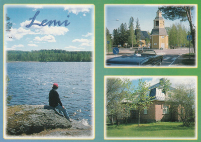 KIRKKOKORTTI - LEMIN KIRKKO  - 2