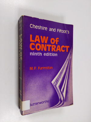 M. P. Furmston : Cheshire and Fifoot's law of contract