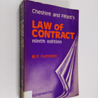 M. P. Furmston : Cheshire and Fifoot's law of contract - pikkukuva 1