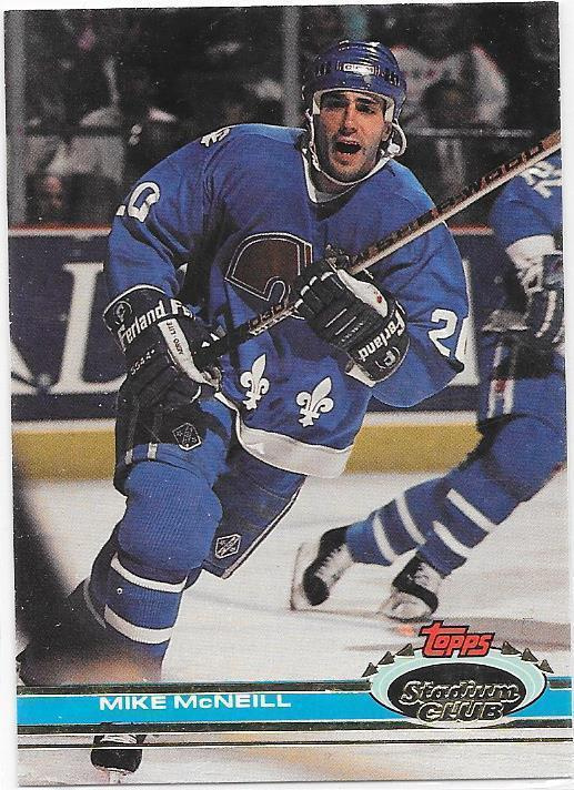 1991-92 Stadium Club #241 Mike McNeill Quebec Nordiques